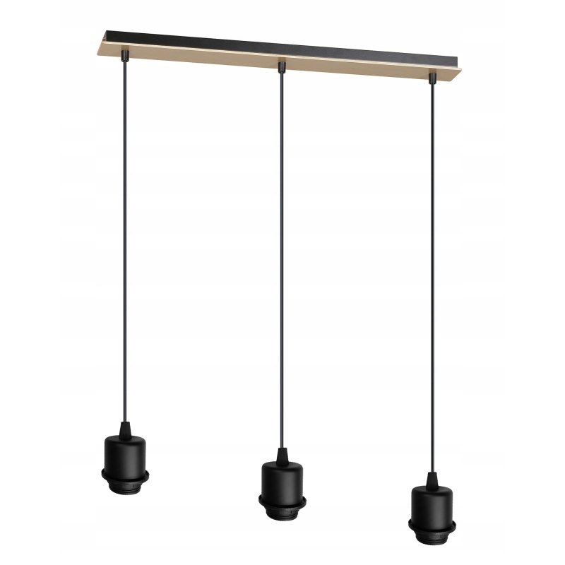 Lampa wisząca zwis żyrandol sufitowa LOFT klosz kula 36 Drewno na 3x E27