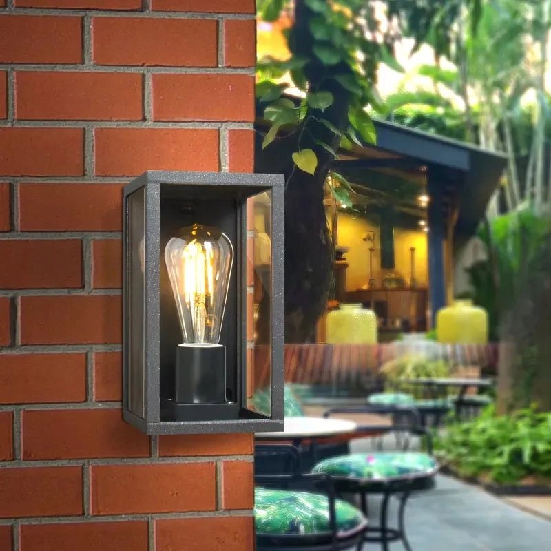 Lampa ścienna VINTAGE Kinkiet Ogrodowy Zewnętrzny Elewacyjny na LED E27