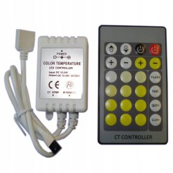 ŚCIEMNIACZ IR 12V 72W 6A + PILOT do taśma LED CCT