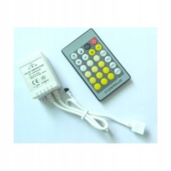 ŚCIEMNIACZ IR 12V 72W 6A + PILOT do taśma LED CCT