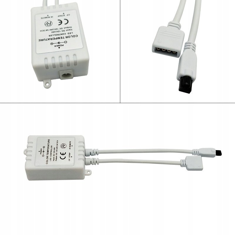 ŚCIEMNIACZ IR 12V 72W 6A + PILOT do taśma LED CCT