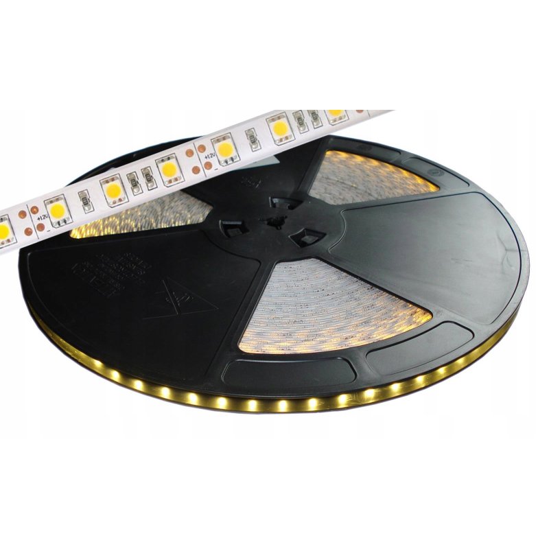 Taśma LED SMD5050 15W 1mb 300 diod IP20 CIEPŁA