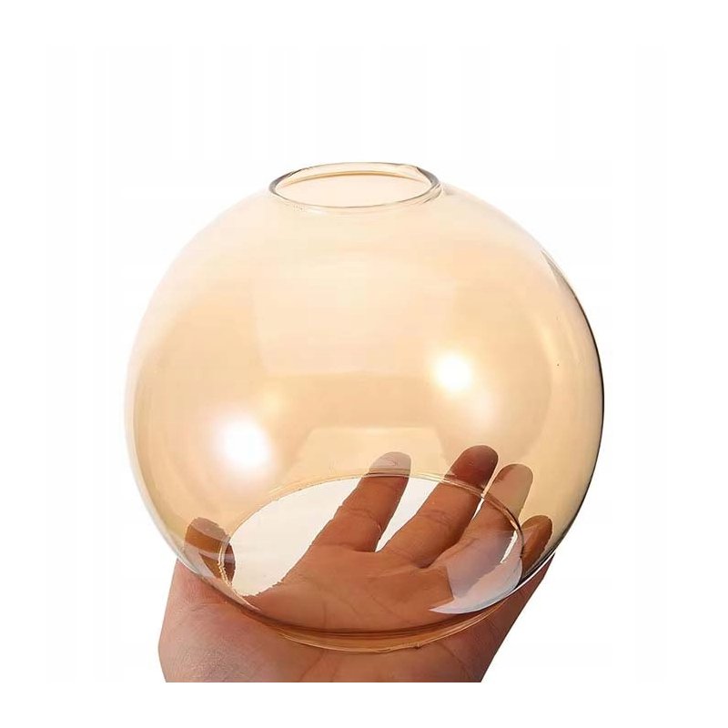 LAMPA WISZĄCA ZWIS PCV ŻYRANDOL SUFITOWY klosz AMBER E27 KASZMIR beż ecru