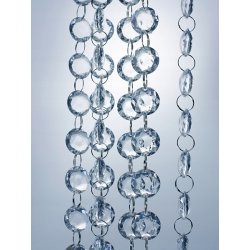 Lampa kinkiet ścienny chrom kryształowy glamour