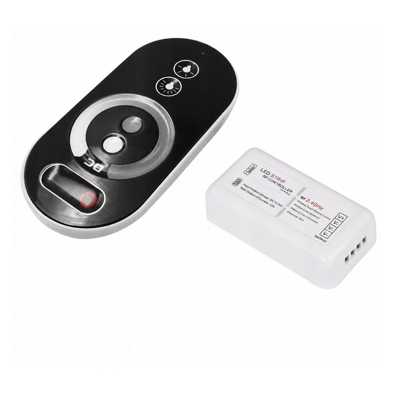 ŚCIEMNIACZ radiowy RF 12V 216W 18A Touch Pilot dotykowy do taśm led cob