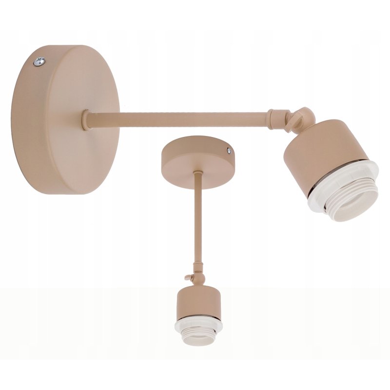 PODSTAWA BAZA LAMPA SUFITOWA PLAFON KINKIET ŚCIENNY na KLOSZ 1x E27 KASZMIR
