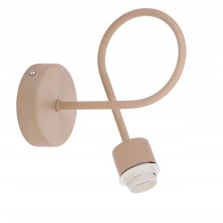 LAMPA sufitowa KINKIET ścienny stały na E27 drut DIAMENT KASZMIR beż ecru