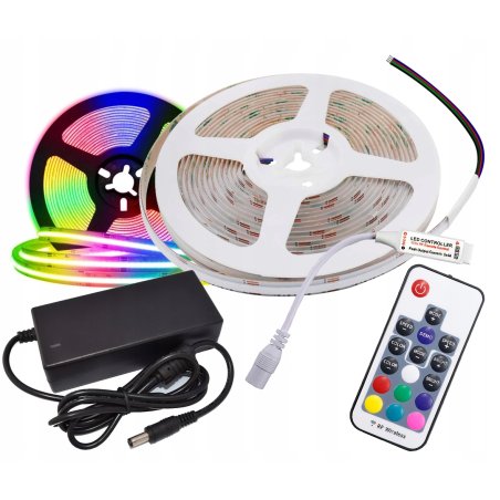 ZESTAW led RGB COB 12V...