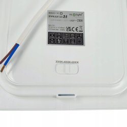 Panel LED 24W plafon 2w1 podtynk natynk barwa CCT ciepła neutralna zimna