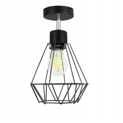 LAMPA KINKIET ŚCIENNY regulowany loft BRYLANT drut