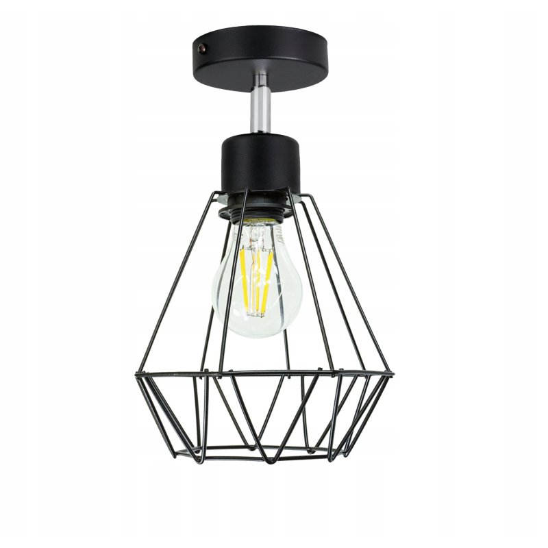 LAMPA KINKIET ŚCIENNY regulowany loft BRYLANT drut