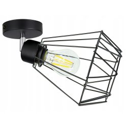 LAMPA KINKIET ŚCIENNY regulowany loft BRYLANT drut