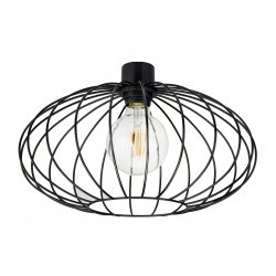 Lampa stojąca podłogowa loft na led E27 stała prosta z kloszem drut 100cm