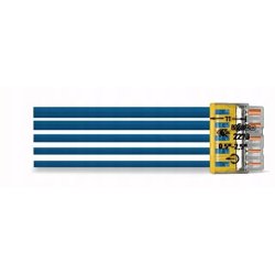10x Szybkozłączka kostka WAGO 5-torowa na drut 5x0,5mm-2,5mm zaciskowa