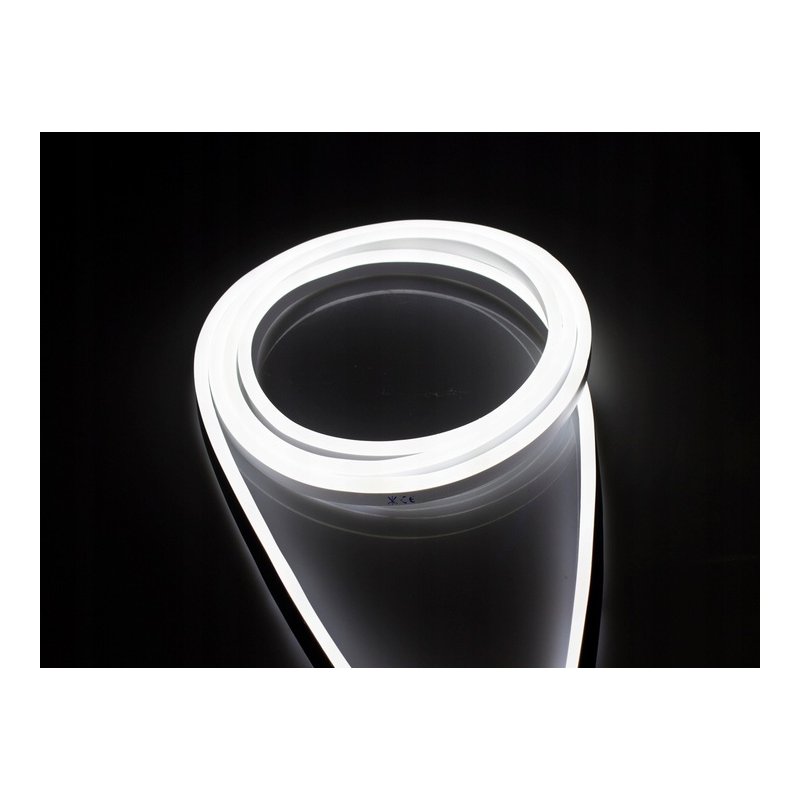 Taśma LED NEON flex NANO 24V IP67 10W/m 3x6 mm SMD2025 biały zimny 1m 100cm