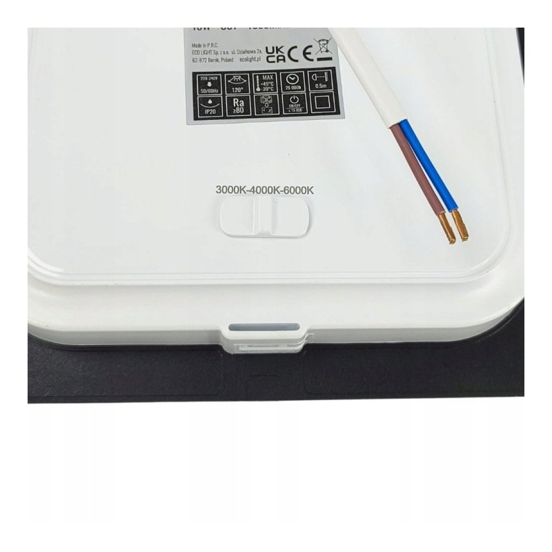Panel LED 24W plafon 2w1 podtynk natynk barwa CCT ciepła neutralna zimna