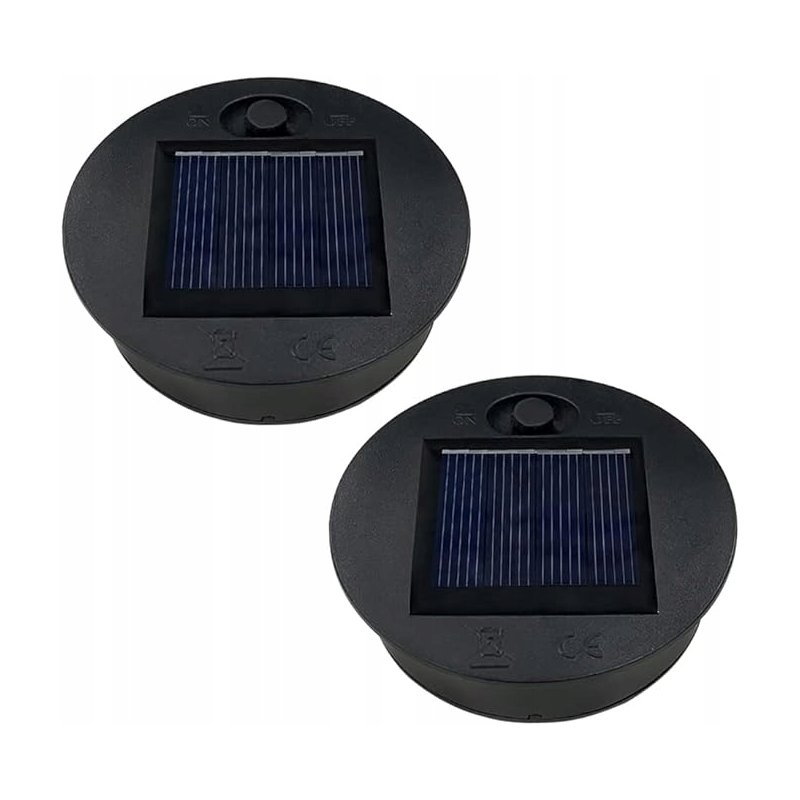Lampa Solarna Ogrodowe KOSTKA LODU 7cm Najazdowa Gruntowa Solar LED NW