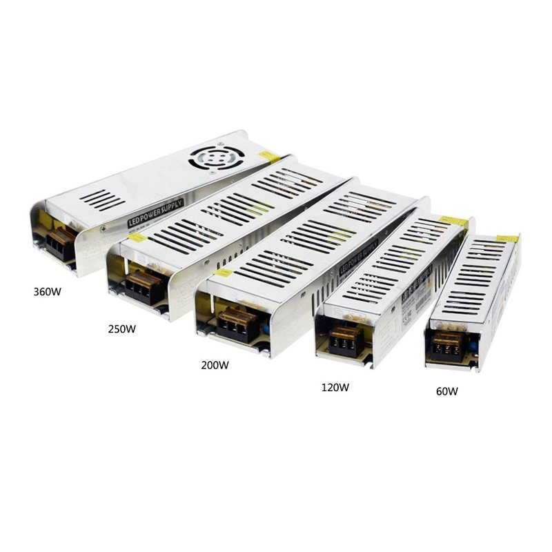 ZASILACZ PREMIUM modułowy 12V 10A 120W montażowy slim IP20 do CCTV taśm LED