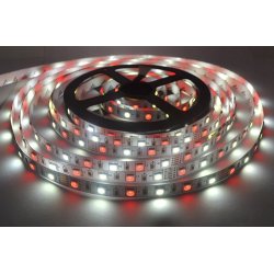 Taśma LED 5050 300d LED IP20 5m RGBW + CW Zimna