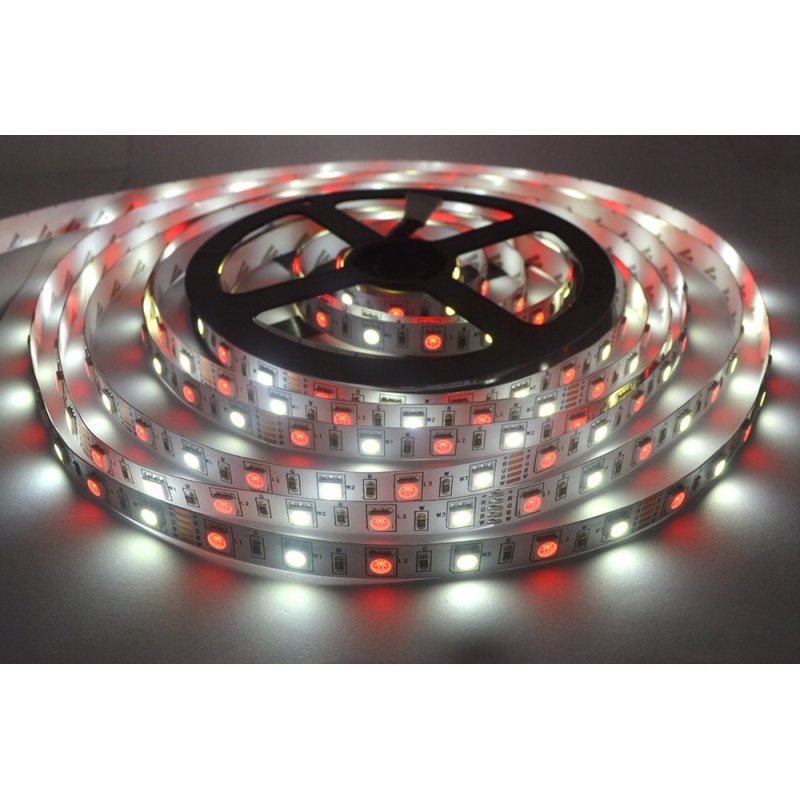 Taśma LED 5050 300d LED IP20 5m RGBW + CW Zimna