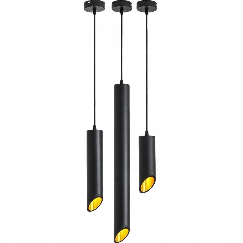 LAMPA WISZĄCA ZWIS sufiowa TUBA skośna 16cm GU10