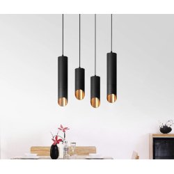 LAMPA WISZĄCA ZWIS sufiowa TUBA skośna 16cm GU10