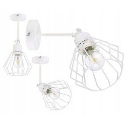 LAMPA KINKIET ścienny regulowany loft drut BRYLANT