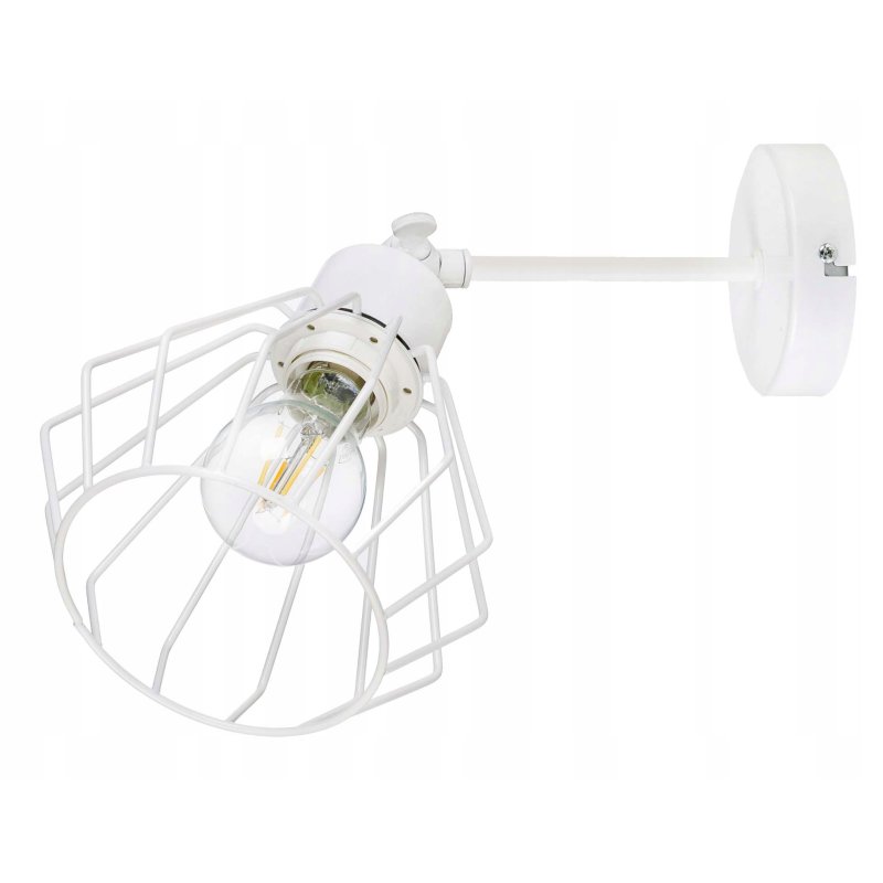 LAMPA KINKIET ścienny regulowany loft drut BRYLANT