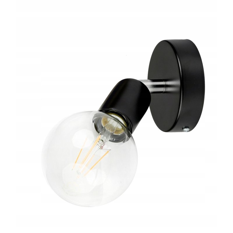 Lampa ścienna KINKIET ruchomy LOFT 1x E27 z włącznikiem on/off na kablu