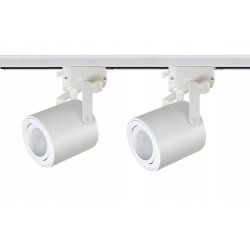 2x SPOT REFLEKTOR GU10 SZYNOPRZEWÓD 1m na szynę 1f