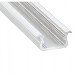 Profil LED typ-B aluminiowy WPUSZCZANY BIAŁY 2m