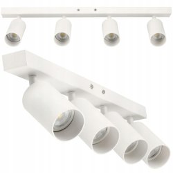 LAMPA sufit KINKIET ŚCIENNY regulowany SPOT 4 GU10