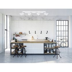 LAMPA sufit KINKIET ŚCIENNY regulowany SPOT 4 GU10