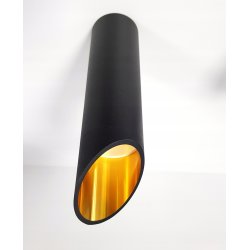 LAMPA WISZĄCA ZWIS sufiowa TUBA skośna 20cm GU10