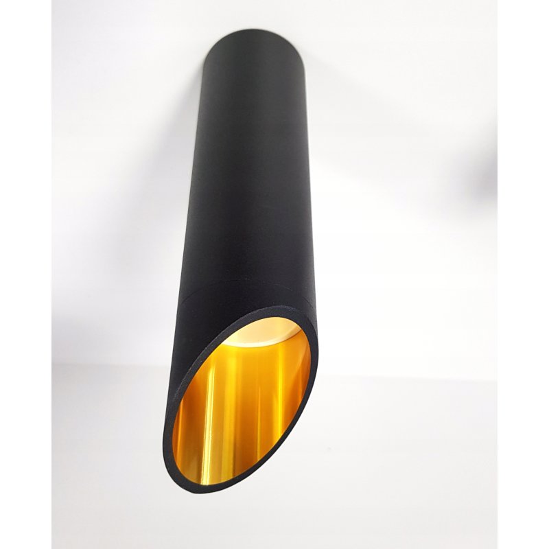 LAMPA WISZĄCA ZWIS sufiowa TUBA skośna 20cm GU10