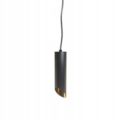 LAMPA WISZĄCA ZWIS sufiowa TUBA skośna 20cm GU10