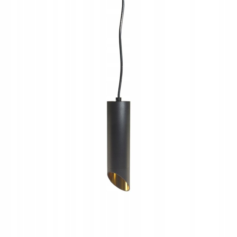 LAMPA WISZĄCA ZWIS sufiowa TUBA skośna 20cm GU10