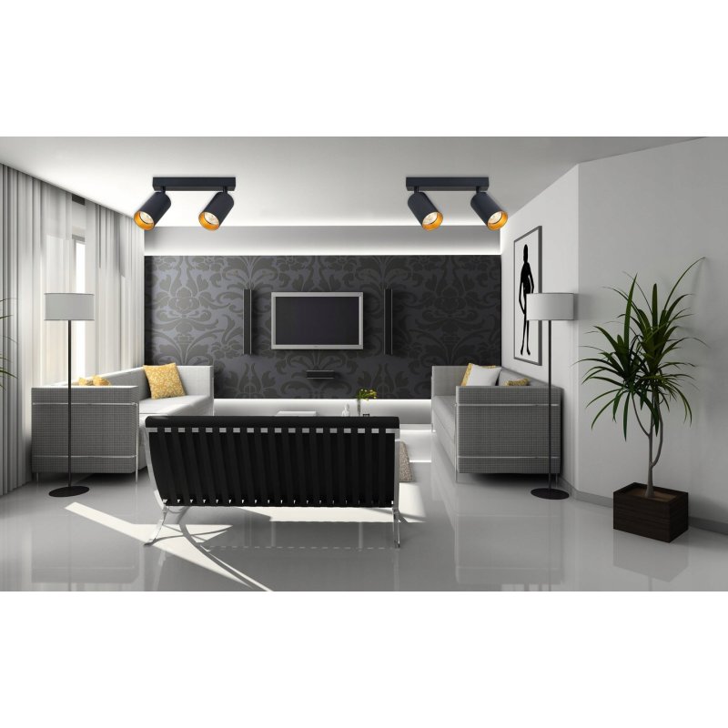 LAMPA sufitowa KINKIET ścienny oprawa SPOT 2x GU10