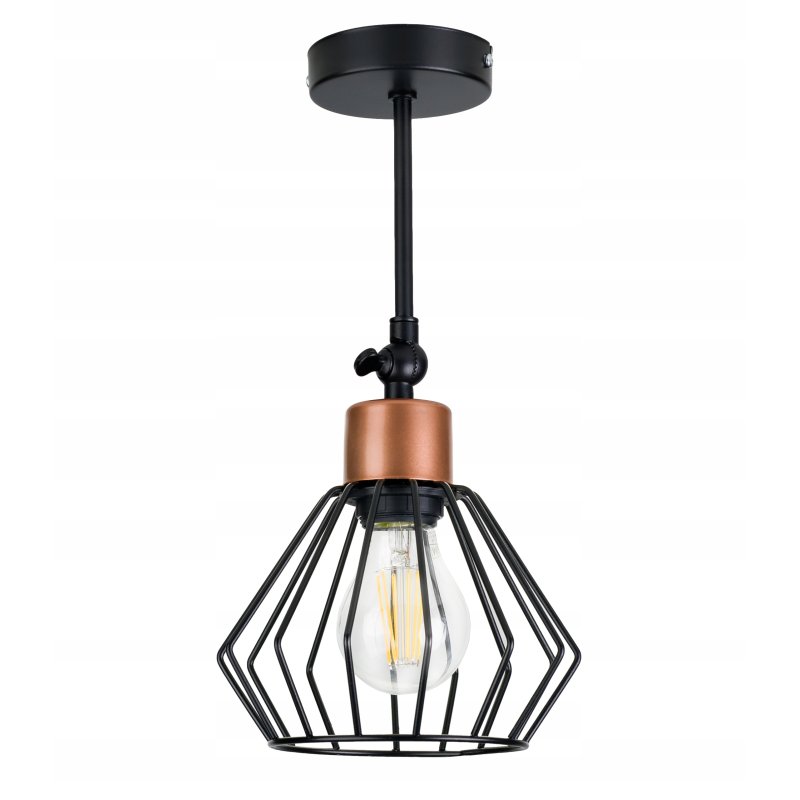 LAMPA KINKIET ścienny regulowany loft BRYLANT drut