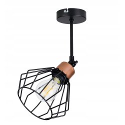 LAMPA KINKIET ścienny regulowany loft BRYLANT drut