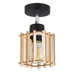 LAMPA KINKIET ścienny ruchomy loft KOSTKA Drewno