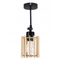 LAMPA KINKIET ścienny ruchomy loft WALEC Drewno