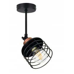 LAMPA KINKIET ŚCIENNY ruchomy loft drut SPRĘŻYNA 1