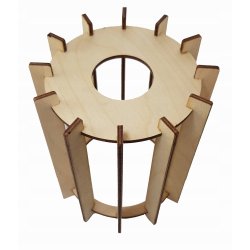 LAMPA KINKIET E27 ścienny stały loft WALEC Drewno