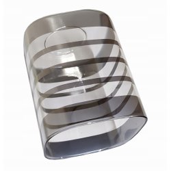 LAMPA KINKIET ścienny E27 stały loft klosz SZKLANY