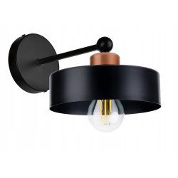LAMPA KINKIET ścienny stały loft metal KUBEK 20