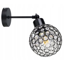 LAMPA KINKIET ścienny ruchomy LOFT Klosz KRYSZTAŁ