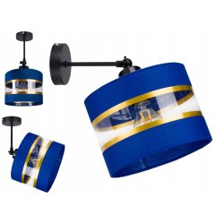 LAMPA KINKIET ścienny regulowany LOFT ABAŻUR 20cm