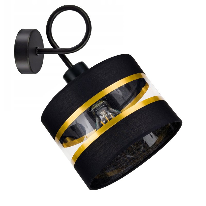 LAMPA KINKIET ścienny STAŁY E27 LOFT ABAŻUR 20cm