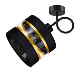 LAMPA KINKIET ścienny STAŁY E27 LOFT ABAŻUR 20cm